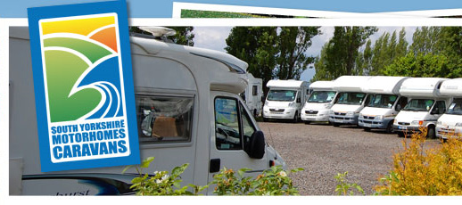 south yorkshire motorhomes stock photo